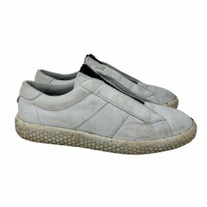 O.X.S. Zip Up Sneakers Shoes White Low Top 7.5